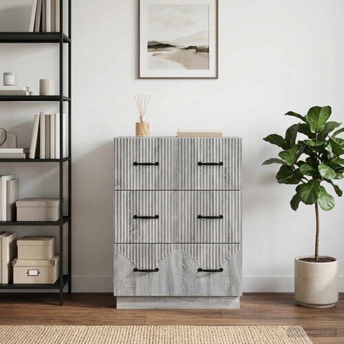  Ormar s ladicama Siva sonoma 66 x 34,5 x 87 cm Cijene