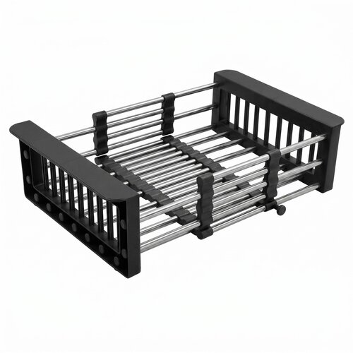Rea Teleskopski odcejalnik za korito P14487 Black Slike