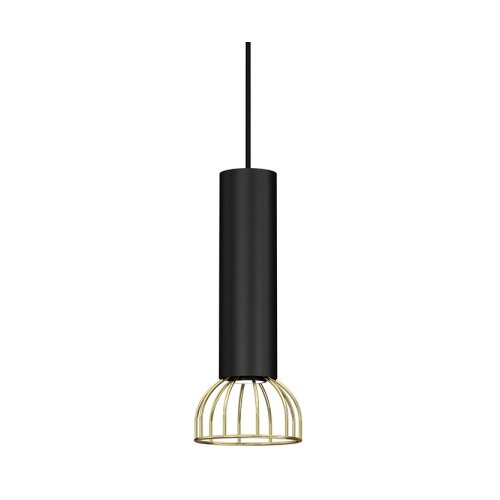  Luster na sajli DANTE 1xGU10/25W/230V crna/zlatna Slike