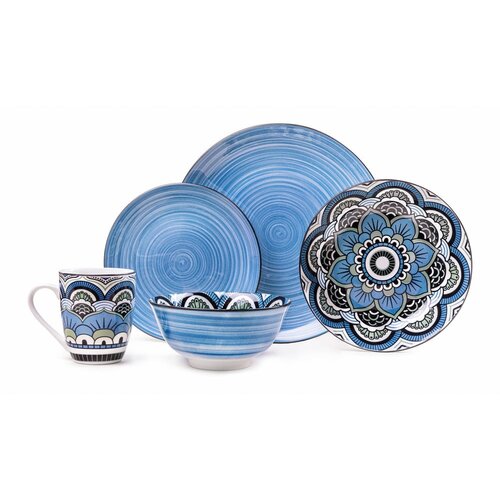 Bonami Essentials 20-delni komplet porcelanaste posode Bonami Essentials Orient Cene