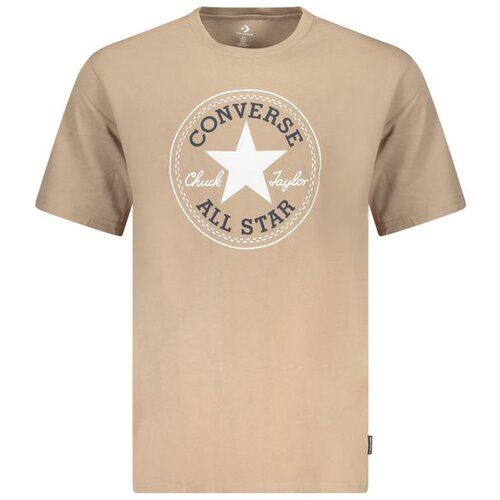 Converse mu&amp;scaron;ka majica kratkih rukava s tiskanim logotipom bež Slike