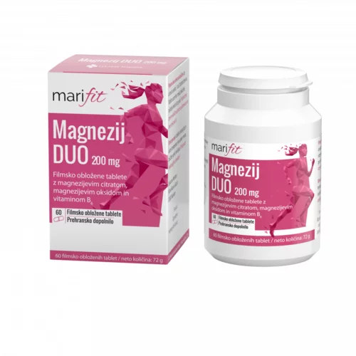  Marifit Magnezij Duo 200 mg, filmsko obložene tablete