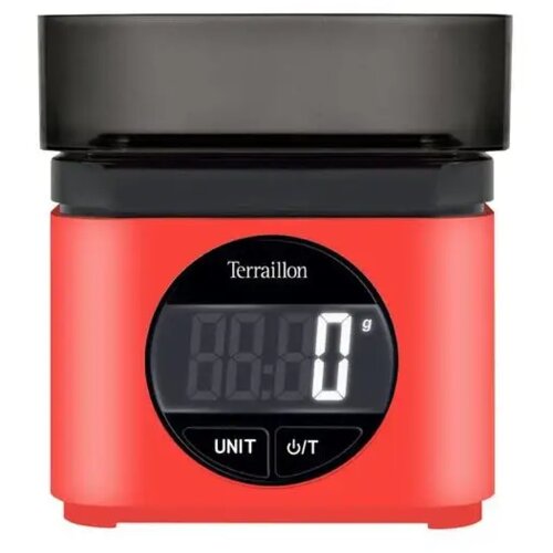 Terraillon 15200 bazz mythic 70s kuhinjska vaga, crvena Cene