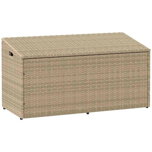  Vrtna kutija za pohranu bež 110x50x58 cm poli ratan Cijene