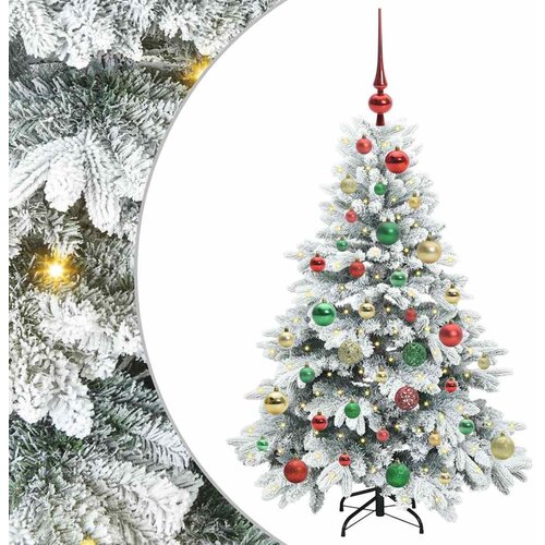 vidaXL Umestno božično drevo med 150 LED Zelena 120 cm PE in PVC, (5000067572) Cene