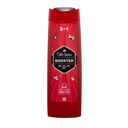 Old Spice Booster gel za tuširanje za tijelo, kosu i lice 400 ml za moške
