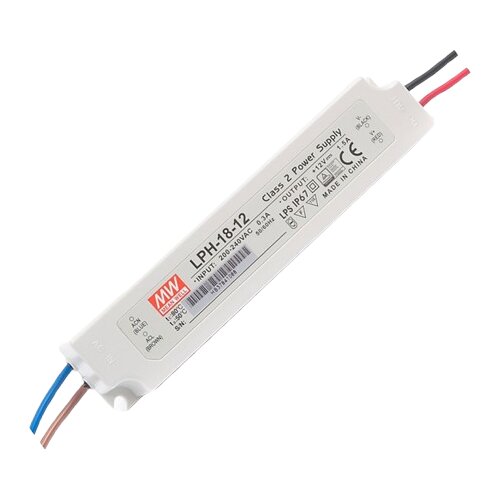 Mean Well Prekidačko napajanje LPH-18-12, LED, 18W Slike