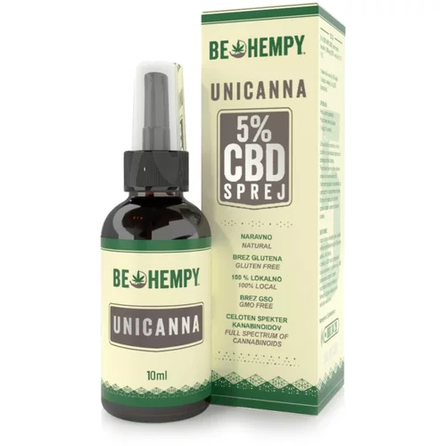 Be Hempy 5% CBD konopljino olje v spreju UniCanna (10 ml)
