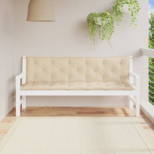  Jastuci za vrtnu klupu 2 kom bež 180x50x7 cm tkanine Oxford Cijene