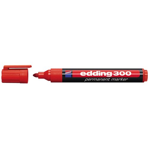 Edding marker permanent E-300 1,5-3mm industrijsko pakovanje crvena (08M300XD) Cene