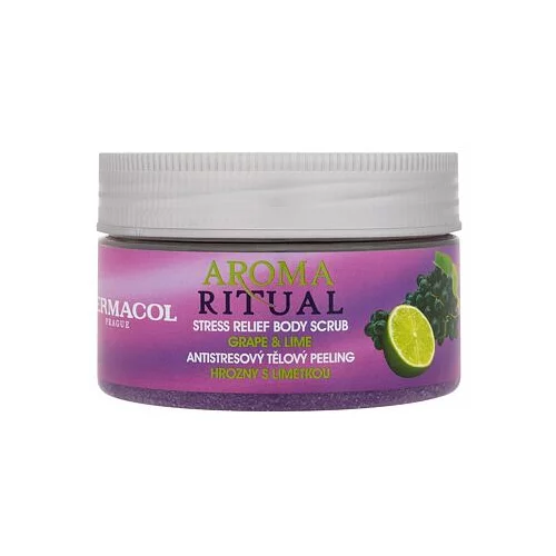 Dermacol Aroma Ritual Grape & Lime pomirjajoč piling za telo 200 g