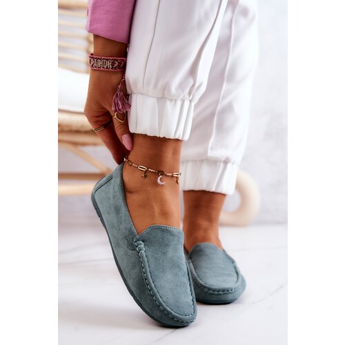 EVENTO PE1 Women’s Loafers Suede Mint Morreno Cene