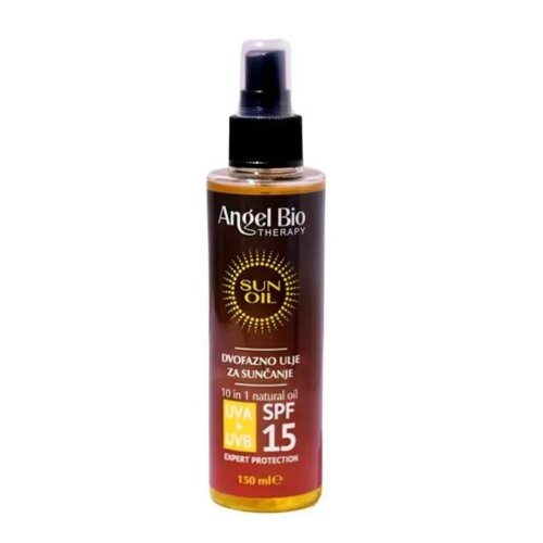 ANGEL BIO THERAPY two-phase suntan oil SPF15 150ml Cene
