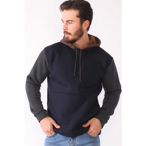 Dewberry 1040 MEN'S SWEATSHIRT-NAVY BLUE Cene