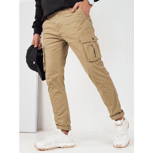 DStreet Men's Beige Cargo Pants Cene