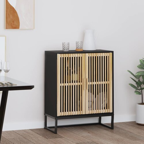 vidaXL Komoda crna 60 x 30 x 75 cm od konstruiranog drva Cijene