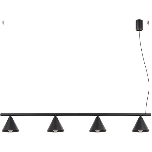 Sollux Lighting Lestenec NOX 4L črna, (5000285173) Cene