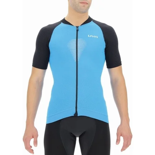 UYN Granfondo OW Biking Man Shirt Short Sleeve Jersey Danube Blue/Blackboard M