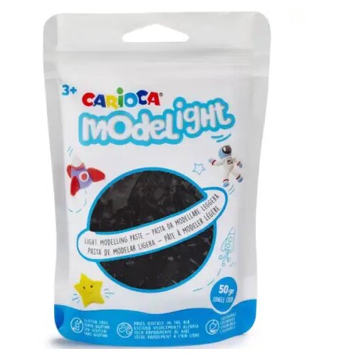 Carioca Modelight 50g crni plastelin - Cijene