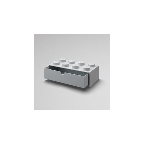 Lego Siva škatla za pisalno mizo s predalom za kocke LEGO®, 31,6 x 11,3 cm Cene