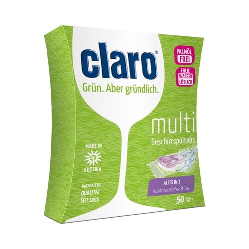 claro eco tablete za strojno pranje suđa - multi - 50 komada Cijene