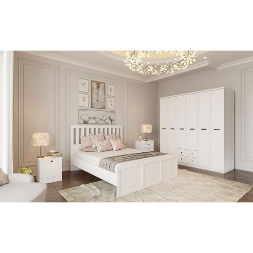 Hanah home Set namje&amp;scaron;taja za spavaću sobu Rb-168-01-006-01, Bijela Slike