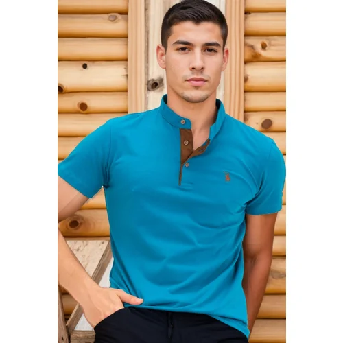 Dewberry T8560 T-SHIRT-DARK TURQUOISE-2