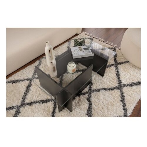 Hanah home Klubska mizica Omaro (�rna) Cene