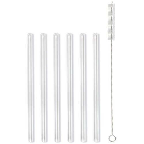 Vialli Design Komplet 6 steklenih slamic, dolžina 15 cm Cene