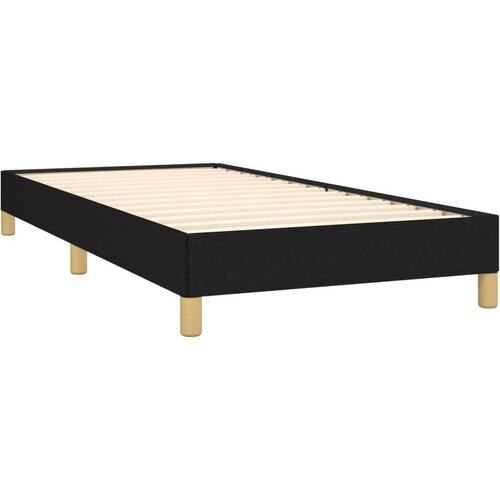  Okvir Za krevet crni 100x200 cm od tkanine Slike