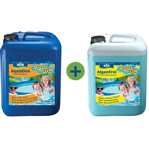S&amp;ouml;ll Set AquaDes &amp;amp; AlgenFrei - 5 l + 5 l Slike