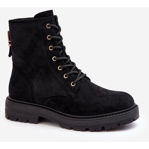 Kesi Women's Work Boots with Zipper Black Ninsuni Cene