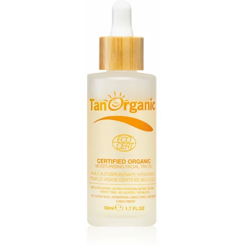 TanOrganic The Skincare Tan ulje za samotamnjenje za lice nijansa Light Bronze 50 ml