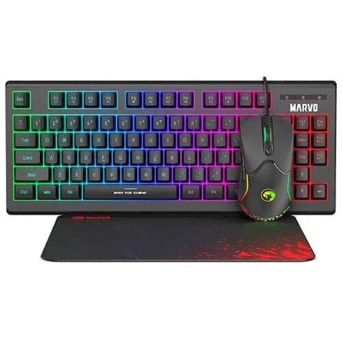 Marvo CM310 USB LOOT 30 CRNI Set TASTATURA+MIŠ+PODLOGA Cene