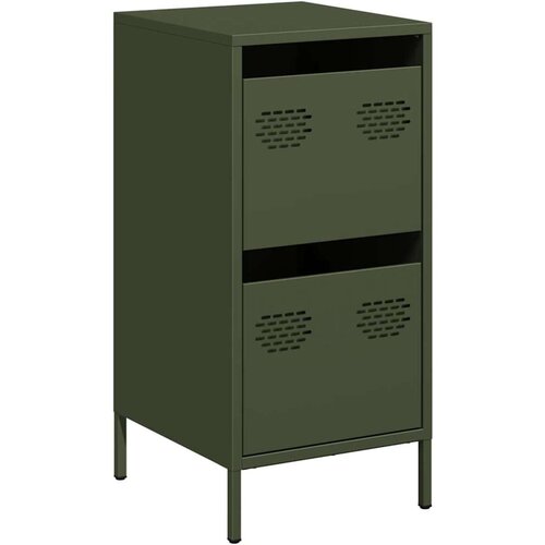  Komoda olivno zelena 35x39x73,5 cm hladno valjano jeklo, (21747034) Slike