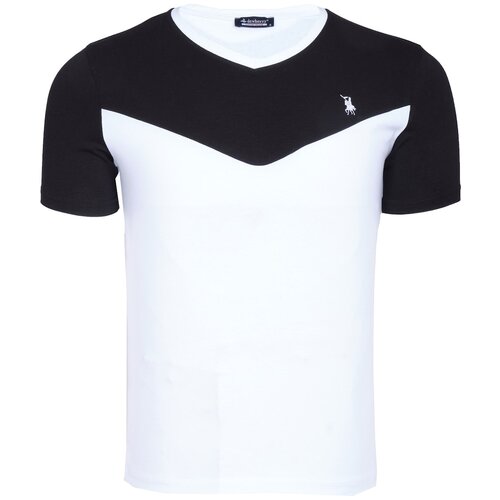 Dewberry T8591 MENS T-SHIRT-LIGHT WHITE Cene