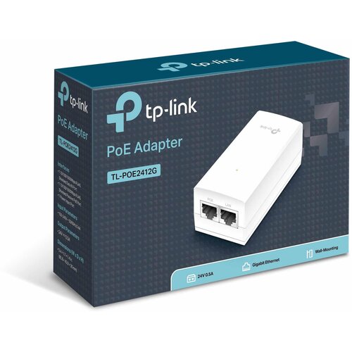 Tp-link Omada 24V Passive PoE Injector Adapter PORT: 1× Gigabit PoE Port, 1× Gigabit Non-PoE Port SPEC: Data and Power Carried over The Same Cable, 24V Power Input, 12 W PoE Power, Plastic Case Cijene