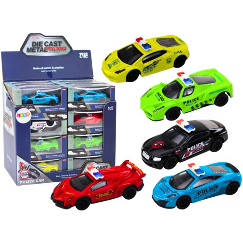 Metalni autić za igru Police spring 1:43 sa gumenim kotačima - boju &amp;scaron;aljemo nasumično Slike