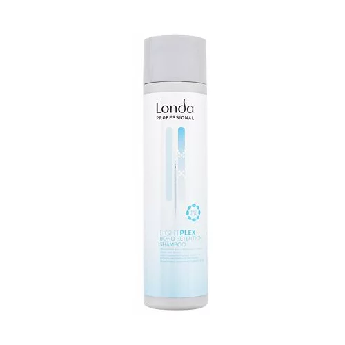 Londa Professional lightplex bond retention shampoo šampon za barvane lase za poškodovane lase za poškodovane lase 250 ml za ženske