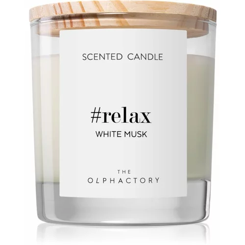 Ambientair Olphactory White Musk dišeča sveča (Relax) 200 g