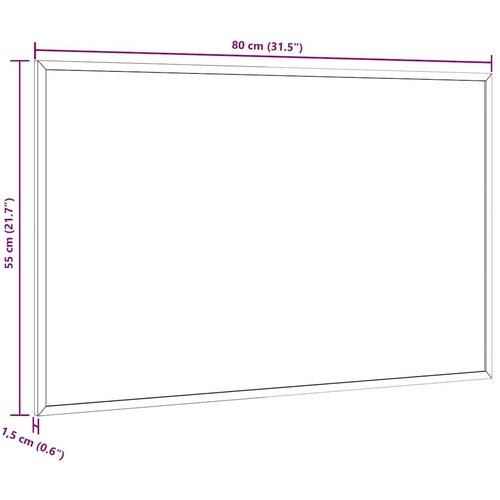 vidaXL Magnetska ploča s okvirom od punog borovine 80x55 cm Cijene