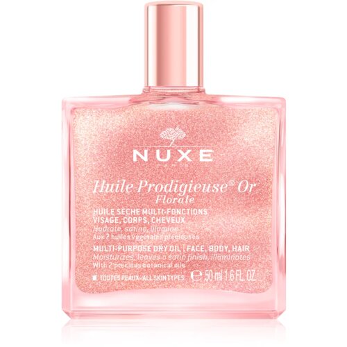 Nuxe Huile Prodigieuse Florale večnamensko suho olje z bleščicami za obraz, telo in lase 50 ml Cene
