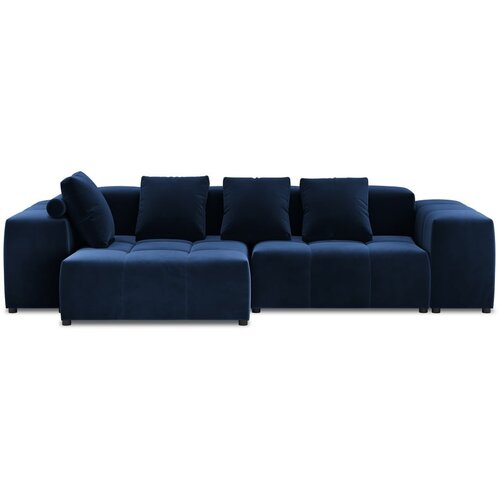 Cosmopolitan Design Plava bar&amp;scaron;unasta kutna garnitura (varijabilna) Rome Velvet - Slike