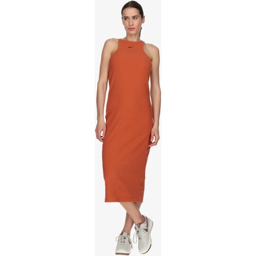 Nike Haljina W NSW NK CHLL KNT RIB MIDI DRS Cene