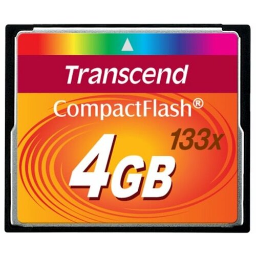 Transcend CompactFlash 4GB 133x TS4GCF133 memorijska kartica Slike