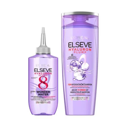 L'Oréal Paris Elseve Hyaluron Plump Moisture Shampoo Set šampon 400 ml + regenerator 200 ml za ženske