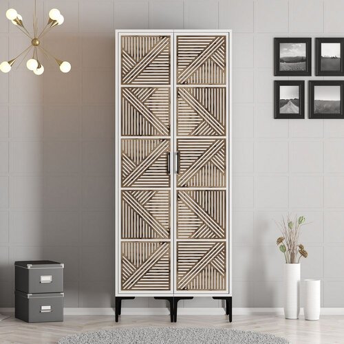 Woody Fashion Ormar Kumsal PP 80x47,5x201cm Bijeli Cene