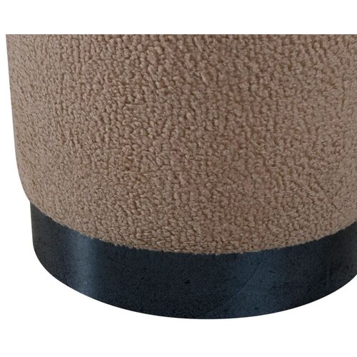 Venture Home puf Benji (art. 15561-403) ⌀35 cm, bež Slike