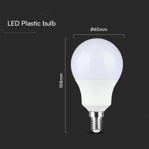  led sijalica samsung chip A60 E14/8,5W/230V 3000K Slike