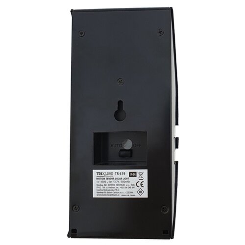  LED solarno zidno svetlo sa senzorom LED/3,7V 500 mAh IP44 crno Slike